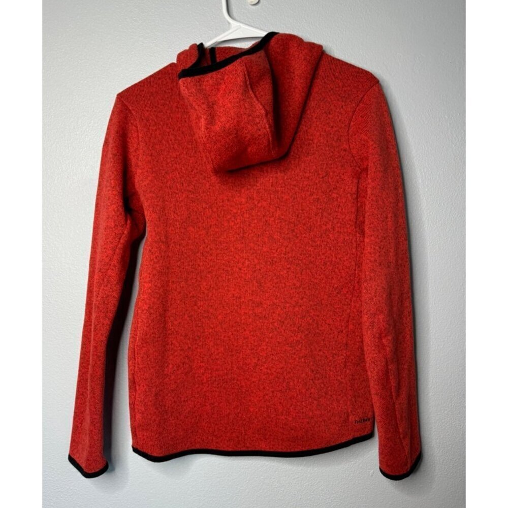 NIKE Womens SZ S Pullover Hoodie Long Sleeves Kangaroo Pocket Logo Red - Picture 3 of 15